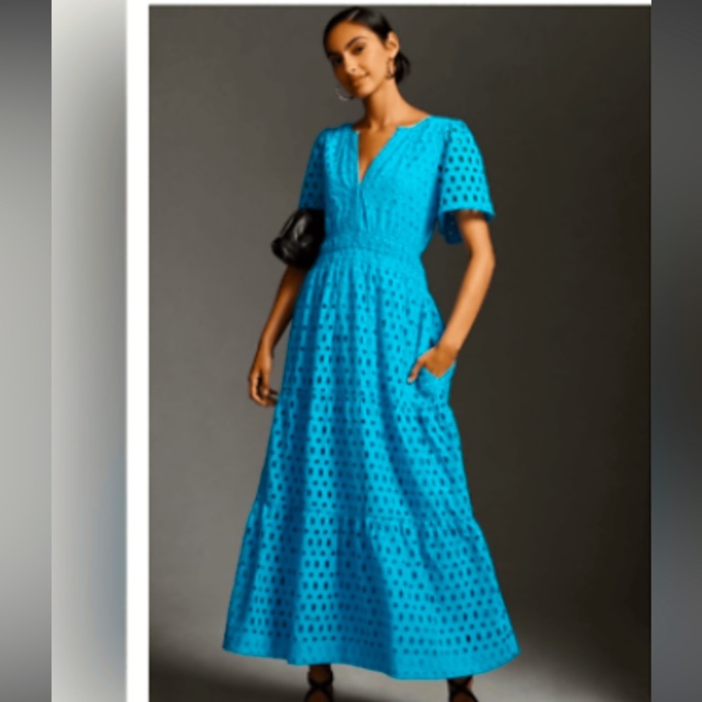 By Anthropologie the somerset eyelet dress!